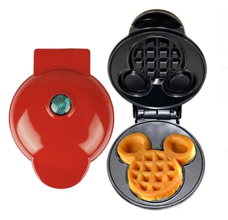 Waflera Mini Personal Mickey Mouse Antiadherente
